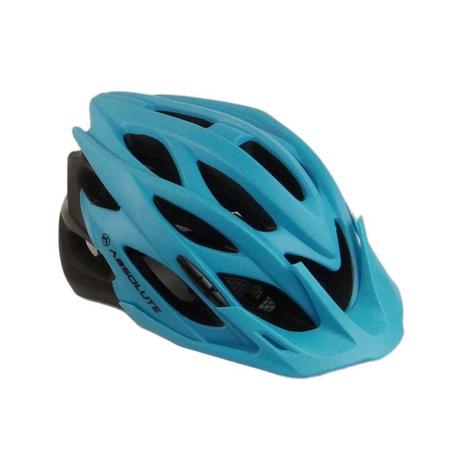 Capacete Ciclismo Absolute WILD com Pisca AZUL e Preto Fosco é boa?