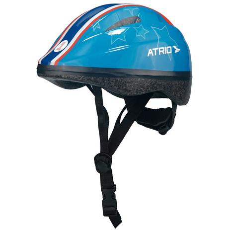 Capacete Ciclismo Infantil Azul Estrela Átrio Menor preço em Capacete Ciclismo Infantil Azul Estrela Átrio