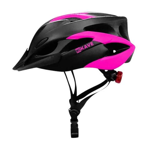 Capacete ciclista ciclismo rosa bicicleta bike mtb com led - Kave Menor preço em Capacete ciclista ciclismo rosa bicicleta bike mtb com led - Kave