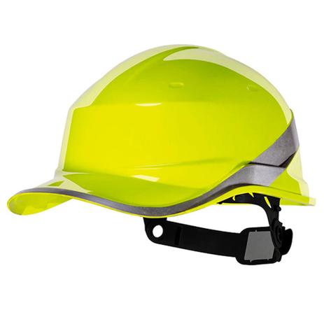 Capacete com aba frontal amarelo fluorescente - Baseball Diamond V (Amarelo) - Delta plus Menor preço em Capacete com aba frontal amarelo fluorescente - Baseball Diamond V (Amarelo) - Delta plus