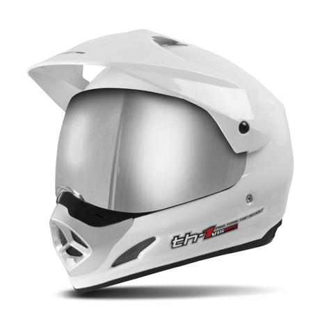 Capacete Com Viseira Cromada Para Moto Pro Tork Th1 Vision - Capacetes de  Moto - Magazine Luiza