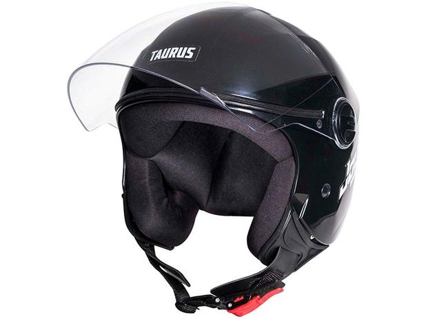 Capacete de Moto Aberto Taurus San Marino - JOY23 Preto Tamanho 56 Menor preço em Capacete de Moto Aberto Taurus San Marino - JOY23 Preto Tamanho 56