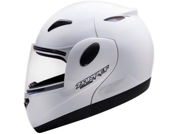 Capacete de Moto Articulado Taurus Zarref - V4 CLASSIC Branco Tamanho 58 Menor preço em Capacete de Moto Articulado Taurus Zarref - V4 CLASSIC Branco Tamanho 58