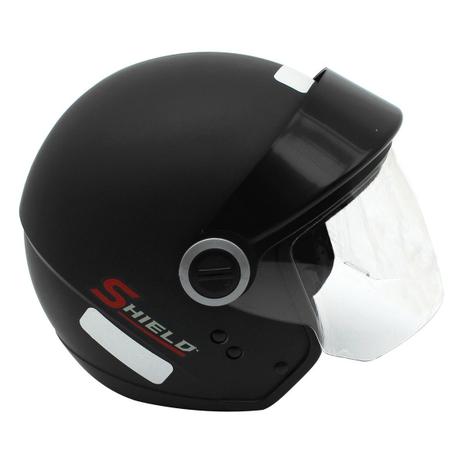 Capacete Ebf Shield Solid Aberto Preto Fosco Menor preço em Capacete Ebf Shield Solid Aberto Preto Fosco