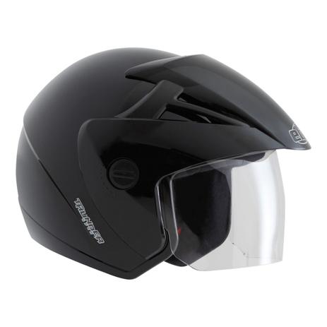Capacete Ebf Thunder Solid Aberto Preto Brilhante é boa?