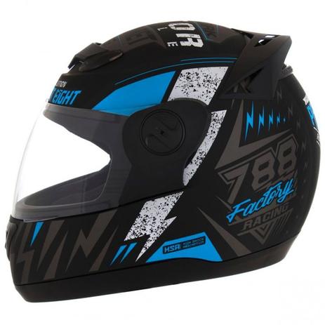 Capacete Evolution 788 G6 Factory Racing AZUL - Pro tork Menor preço em Capacete Evolution 788 G6 Factory Racing AZUL - Pro tork