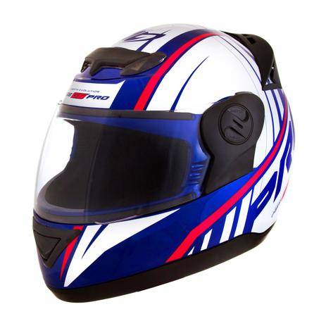 Capacete Evolution G6 788 Pro Color Branco E Azul Pro Tork Menor preço em Capacete Evolution G6 788 Pro Color Branco E Azul Pro Tork