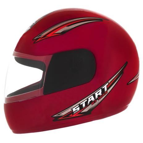 Capacete Fechado Mixs Start 58 Engate Rápido Vermelho é boa?