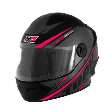Capacete Fechado Pro Tork R8 Fecho Micrométrico Preto E Rosa é ruim? Capacete Fechado Pro Tork R8 Fecho Micrométrico Preto E Rosa é boa?