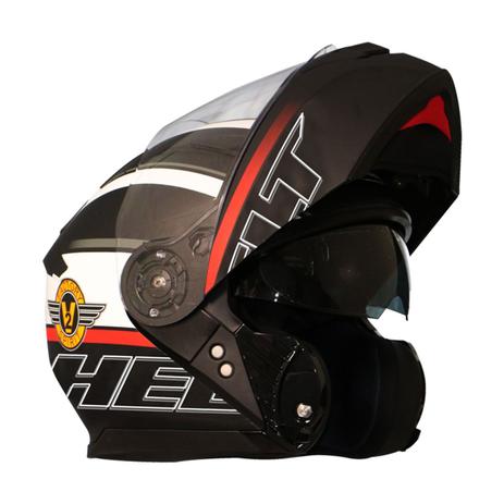 Capacete Helt Escamoteável com óculos Hippo Glass Spirit - Capacetes de  Moto - Magazine Luiza