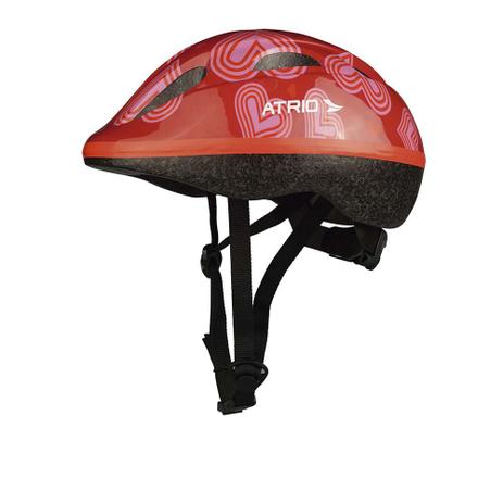 Capacete Infantil Tam.P Ajustável com 6 Furos de Ventilação Estampa de Coração Vermelho Atrio - BI041 Menor preço em Capacete Infantil Tam.P Ajustável com 6 Furos de Ventilação Estampa de Coração Vermelho Atrio - BI041