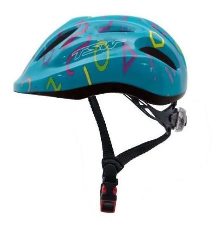 Capacete Raptor III Preto e Azul tamanho G com Led