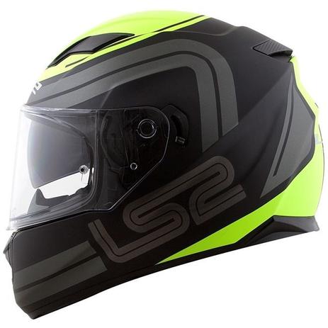 Capacete LS2 FF320 Stream Orbital Preto/Cinza/Amarelo Fluor Fosco Menor preço em Capacete LS2 FF320 Stream Orbital Preto/Cinza/Amarelo Fluor Fosco