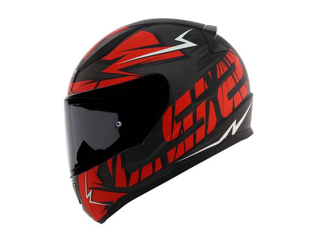 Capacete LS2 FF353 Rapid Cromo Preto/Vermelho Fosco - Capacetes de Moto -  Magazine Luiza