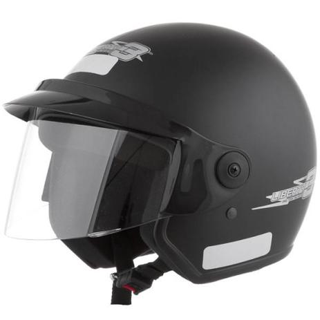 Capacete Moto Aberto Liberty Three 58 Preto Fosco - Pro Tork Menor preço em Capacete Moto Aberto Liberty Three 58 Preto Fosco - Pro Tork