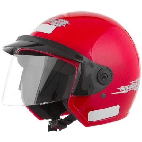 Capacete Moto Aberto Liberty Three 58 Vermelho - Pro Tork Menor preço em Capacete Moto Aberto Liberty Three 58 Vermelho - Pro Tork