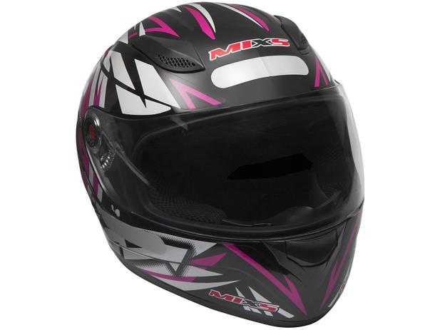 Capacete MS Fokker Paint Mixs Rosa - Tam 58 Menor preço em Capacete MS Fokker Paint Mixs Rosa - Tam 58