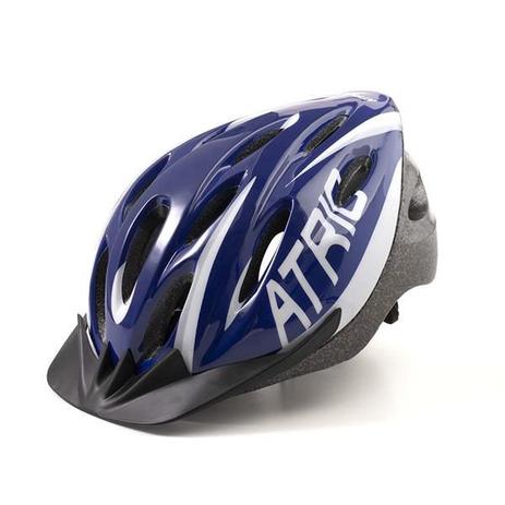 Capacete MTB 2.0 Azul/ Branco Tam. G com LED Atrio - BI167 Menor preço em Capacete MTB 2.0 Azul/ Branco Tam. G com LED Atrio - BI167