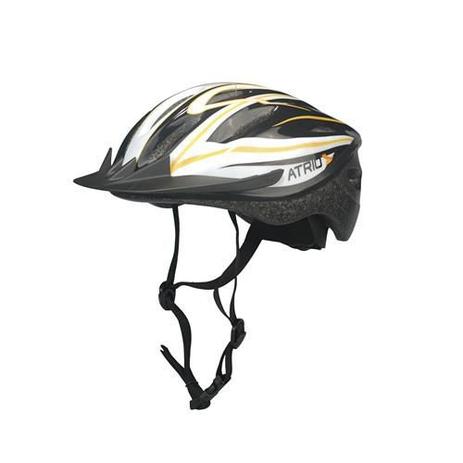 Capacete  MTB Preto/BrancoLaranja Tamanho M Multilaser - BI035