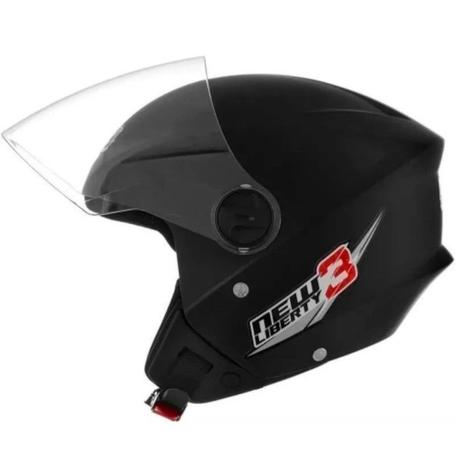 Capacete New Liberty 3 Aberto Pro Tork Preto Brilho - Capacetes de Moto -  Magazine Luiza