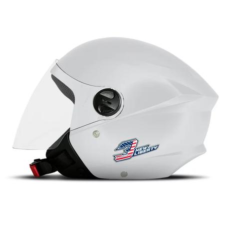 Capacete New Liberty Three Elite Branco Brilhante TAM. 58 CAP-708PW Pro  Tork - Capacetes de Moto - Magazine Luiza