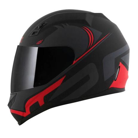 Capacete Norisk Stunt Ff391 Squalo Vermelho e Preto - No Magalu - Magazine  Luiza