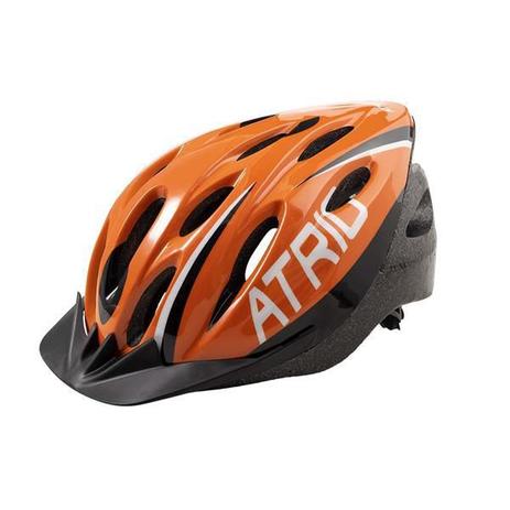 Capacete para Ciclismo MTB 2.0 com LED Traseiro 19 Entradas de Ventilação Laranja/Preto Atrio Tam. G - BI173 Menor preço em Capacete para Ciclismo MTB 2.0 com LED Traseiro 19 Entradas de Ventilação Laranja/Preto Atrio Tam. G - BI173