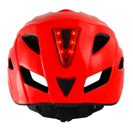 Capacete para Ciclismo Tam.M com LED Viseira Removível e 19 Entradas de Ventilação Vermelho Atrio - BI107 é boa?
