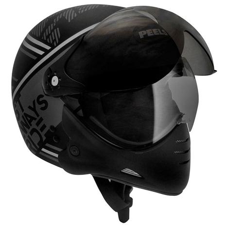 Capacete Peels Aviador F-21 Just Fosco Grafite Tamanho 58 é boa?