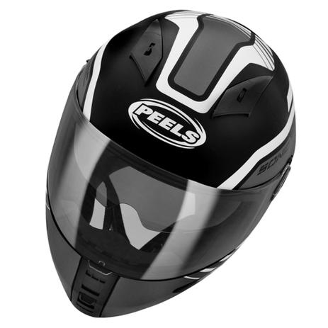 Capacete Peels Icon Sonic Preto Fosco e Grafite Tamanho:GG Menor preço em Capacete Peels Icon Sonic Preto Fosco e Grafite Tamanho:GG