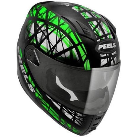 Menor preço em Capacete Peels Icon Woods Verde C/ Óculos Tamanho 62