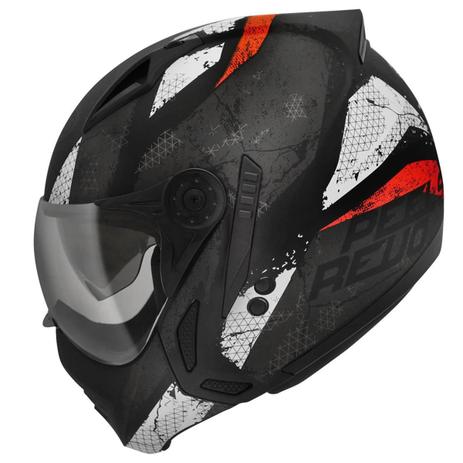 Capacete peels mirage revo preto fosco/vermelho Menor preço em Capacete peels mirage revo preto fosco/vermelho