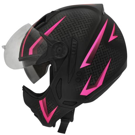 Capacete Peels Mirage Storm Preto e Rosa Tamanho:61 Menor preço em Capacete Peels Mirage Storm Preto e Rosa Tamanho:61