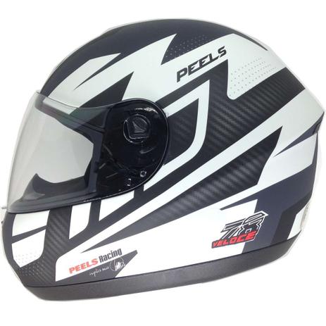 Capacete peels spike veloce pto chumbo fosco/branco Menor preço em Capacete peels spike veloce pto chumbo fosco/branco