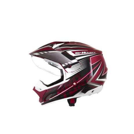 Capacete Pro Tork Cross TH1 Vision Adventure Vermelho e Branco Menor preço em Capacete Pro Tork Cross TH1 Vision Adventure Vermelho e Branco