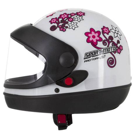 Capacete Pro Tork Sport Moto For Girls Menor preço em Capacete Pro Tork Sport Moto For Girls