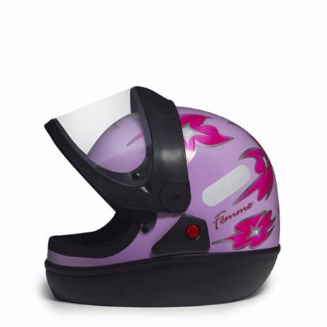 Capacete San Marino Feminino Lilás Tamanho:56 - Taurus Menor preço em Capacete San Marino Feminino Lilás Tamanho:56 - Taurus