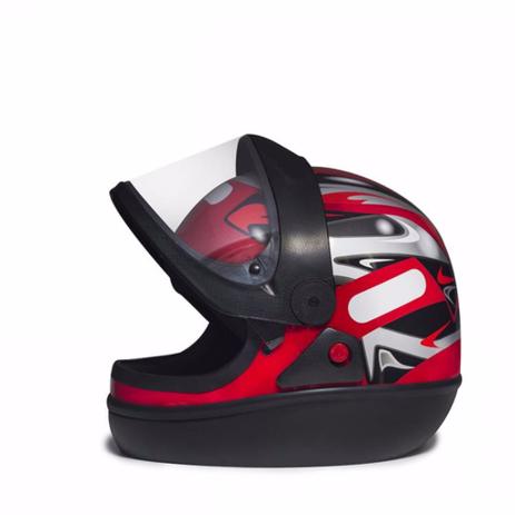 Capacete San Marino Vermelho Tamanho 58 - Taurus Menor preço em Capacete San Marino Vermelho Tamanho 58 - Taurus