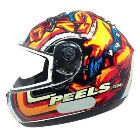 Capacete spike rebel branco/vermelho 56 - Peels é ruim? Capacete spike rebel branco/vermelho 56 - Peels é boa?