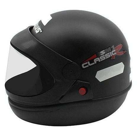 Capacete Taurus Classic San Marino Preto Fosco Menor preço em Capacete Taurus Classic San Marino Preto Fosco