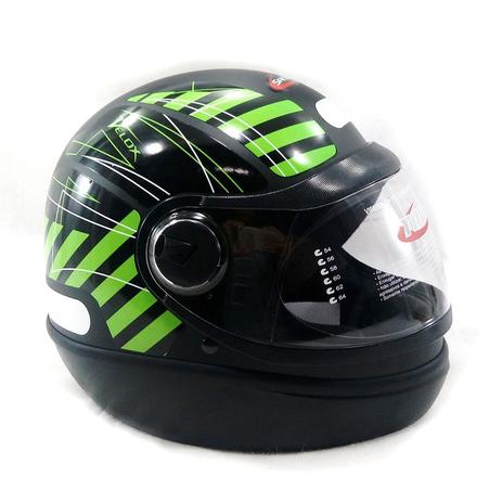 Capacete Velox New San Marino100 58 preto fosco e verde - Taurus é ruim? Capacete Velox New San Marino100 58 preto fosco e verde - Taurus é boa?