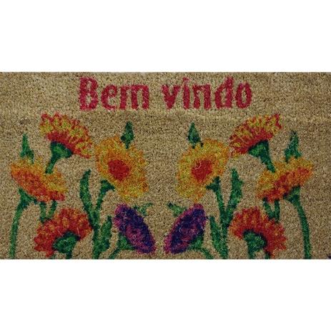 Capacho retangular maravilha naturale 0,33 x 0,60 des. 013 / niazitex Menor preço em Capacho retangular maravilha naturale 0,33 x 0,60 des. 013 / niazitex