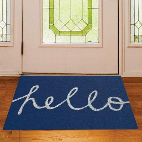Capacho Vinil Super Print Hello 40x60 cm - Kapazi Menor preço em Capacho Vinil Super Print Hello 40x60 cm - Kapazi