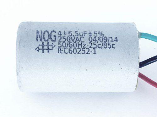 Menor preço em Capacitor Para Ventilador 3 Fios 4+6,5uf 250vac 5 - Nog