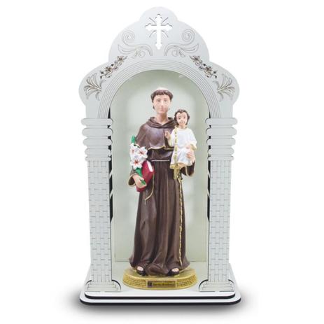 Capela Com Imagem De Santo Antônio (38Cm) - Inquebrável - Procade Menor preço em Capela Com Imagem De Santo Antônio (38Cm) - Inquebrável - Procade