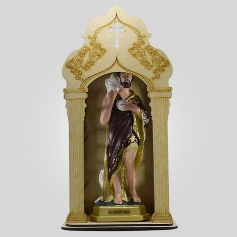 Capela Com Imagem De São João Batista (42Cm) - Inquebrável - Procade Menor preço em Capela Com Imagem De São João Batista (42Cm) - Inquebrável - Procade