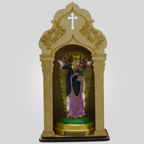 Capela Com Imagem Nossa Senhora Perpétuo Socorro (21Cm) - Inquebrável - Procade Menor preço em Capela Com Imagem Nossa Senhora Perpétuo Socorro (21Cm) - Inquebrável - Procade