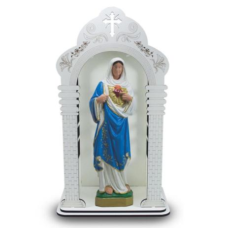 Capela Com Imagem Sagrado Coração De Maria (36Cm) - Inquebrável - Procade Menor preço em Capela Com Imagem Sagrado Coração De Maria (36Cm) - Inquebrável - Procade