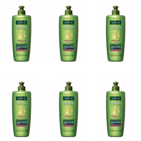 Capicilin Ativador De Cachos 250ml (Kit C/06) Menor preço em Capicilin Ativador De Cachos 250ml (Kit C/06)
