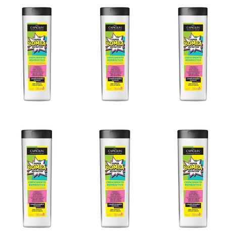 Capicilin Super Bomba Nutritiva Condicionador 250ml (Kit C/06) Menor preço em Capicilin Super Bomba Nutritiva Condicionador 250ml (Kit C/06)
